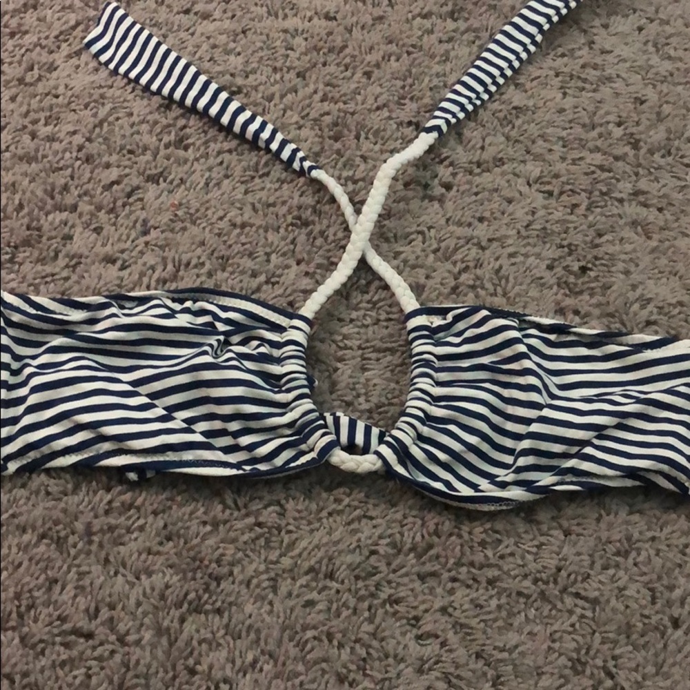 Cute striped bikini top from seaside!